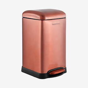 Betty Mini Rose Step-Open Trash Can - Gold