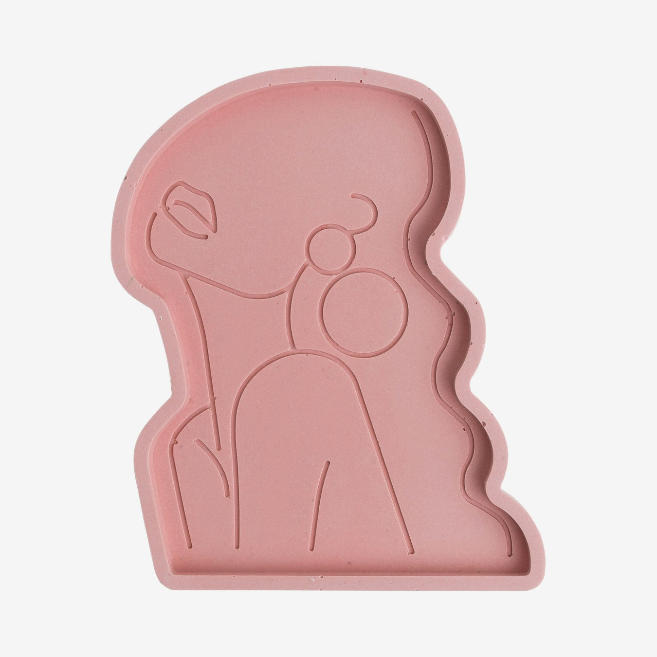 Flora Jewellery Trinket Dish - Pink by Interlude Candles