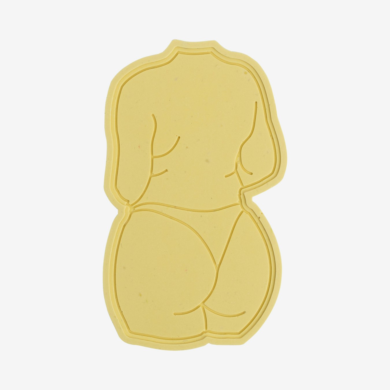 Curvy Female Body Trinket Dish - Yellow by Interlude Candles