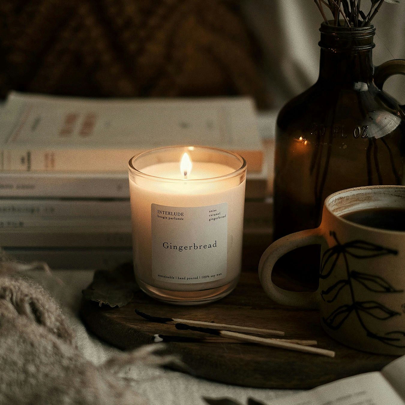 Gingerbread Scented Candle by Interlude Candles