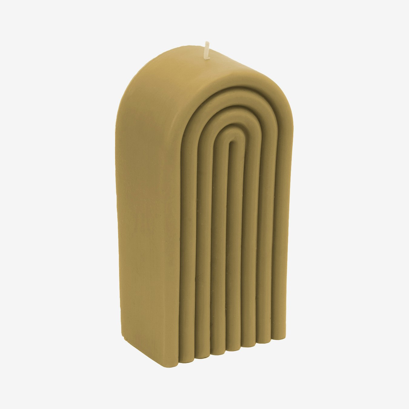 Tall Arch Candle - Green by Interlude Candles
