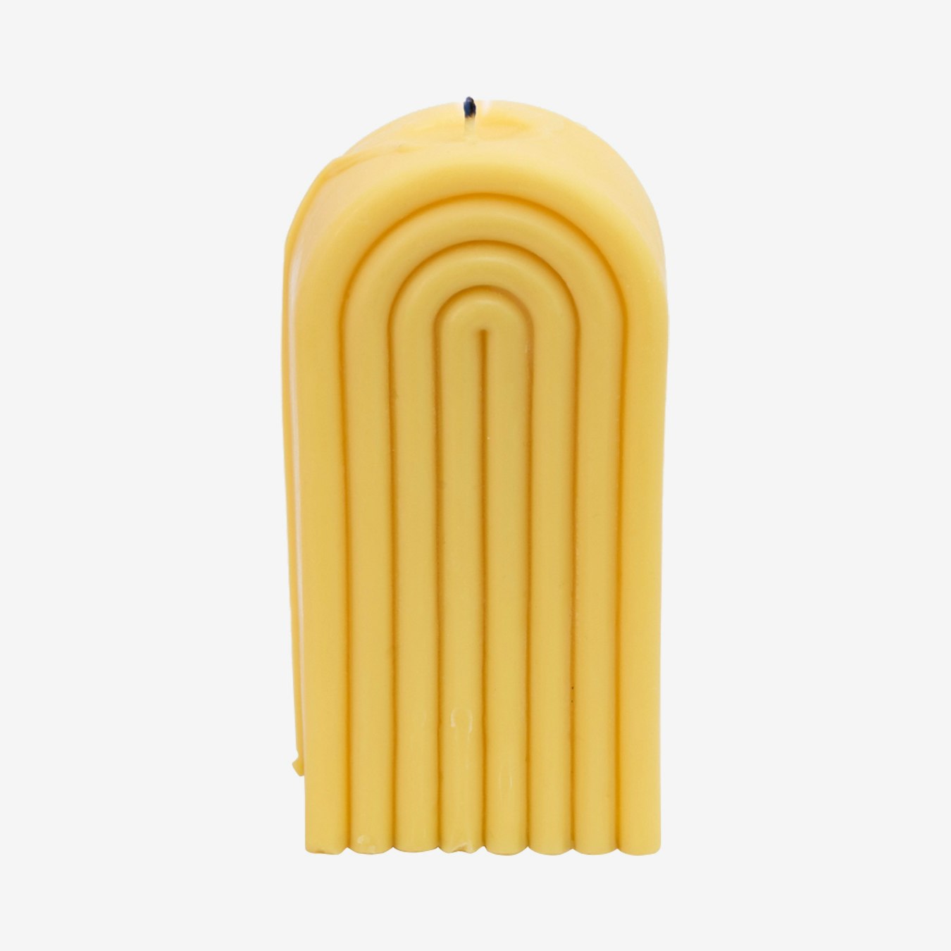 Tall Arch Candle - Yellow by Interlude Candles