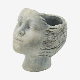 Peacful Planter - Stone Gray
