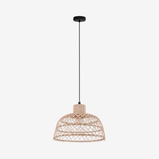 Ausnby Pendant Lamp - Black / Natural
