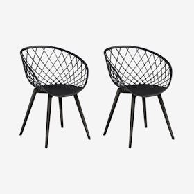 Kurv Chair - Black - Set of 2