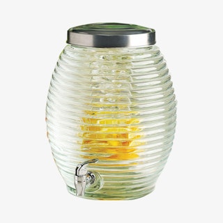 Torino Beverage Dispenser with Ice Insert and Fruit Infuser