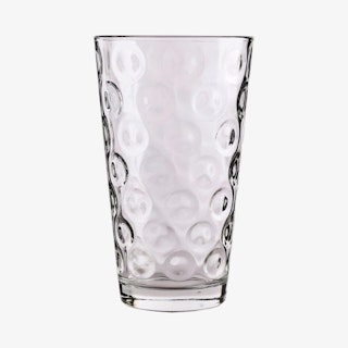 Double Circle Juice Glasses - Set of 10