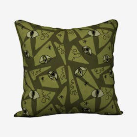 I See You, Not Cushion - Deep Olive