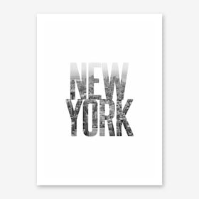 New York City Typography Poster