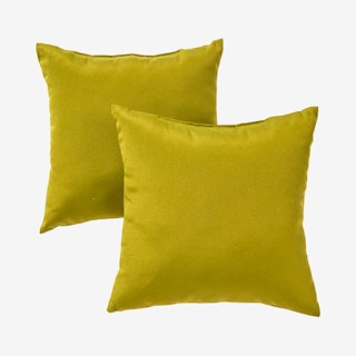 Outdoor Square Accent Pillows - Kiwi - Set of 2