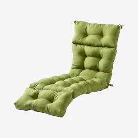 Outdoor Chaise Lounger Cushion - Summerside Green