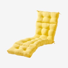 Outdoor Chaise Lounger Cushion - Sunbeam