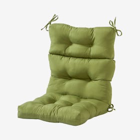 Outdoor High Back Chair Cushion - Summerside Green