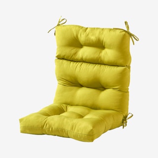 Outdoor High Back Chair Cushion - Kiwi