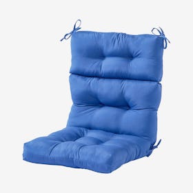 Outdoor High Back Chair Cushion - Marine Blue