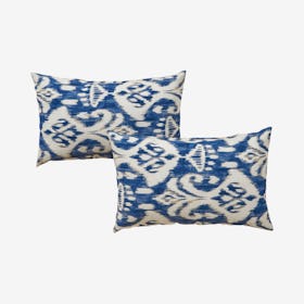 Rectangle Outdoor Accent Pillows - Azule - Set of 2