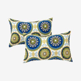 Rectangle Outdoor Accent Pillows - Summer - Set of 2