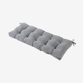 Outdoor Bench Cushion - Heather Grey