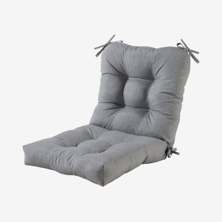Outdoor Seat / Back Chair Cushion - Heather Grey
