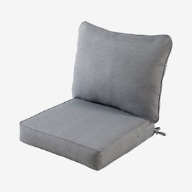 Outdoor Deep Seat Cushion Set - Heather Grey