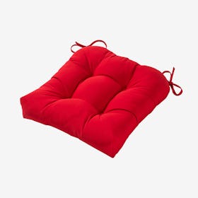 Outdoor Sunbrella Fabric Chair Cushion - Jockey Red