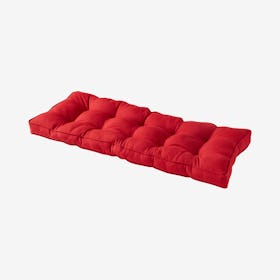 Sunbrella Fabric Outdoor Bench Cushion - Jockey Red