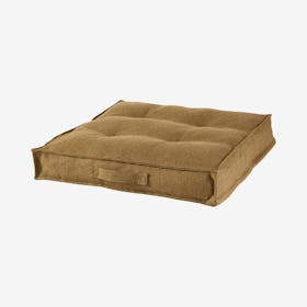 Milo Square Tufted Bed - Moss