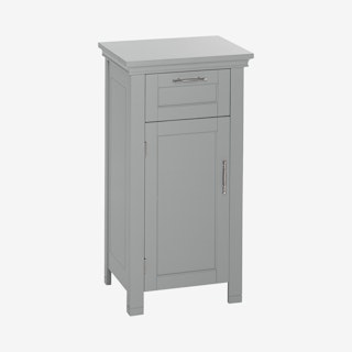 Somerset Single Door Floor Cabinet - Gray