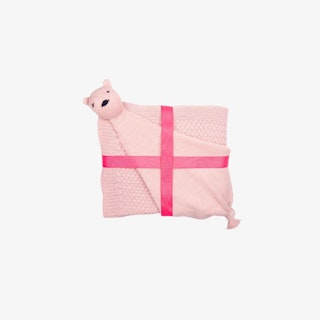 Criss Cross Baby Blanket - Pink