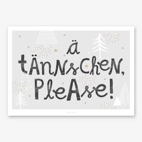 Weihnachtsregel I Art Print