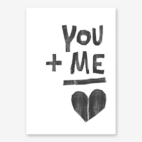 You And Me II Art Print
