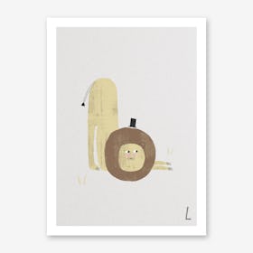 ABC Kids L Art Print