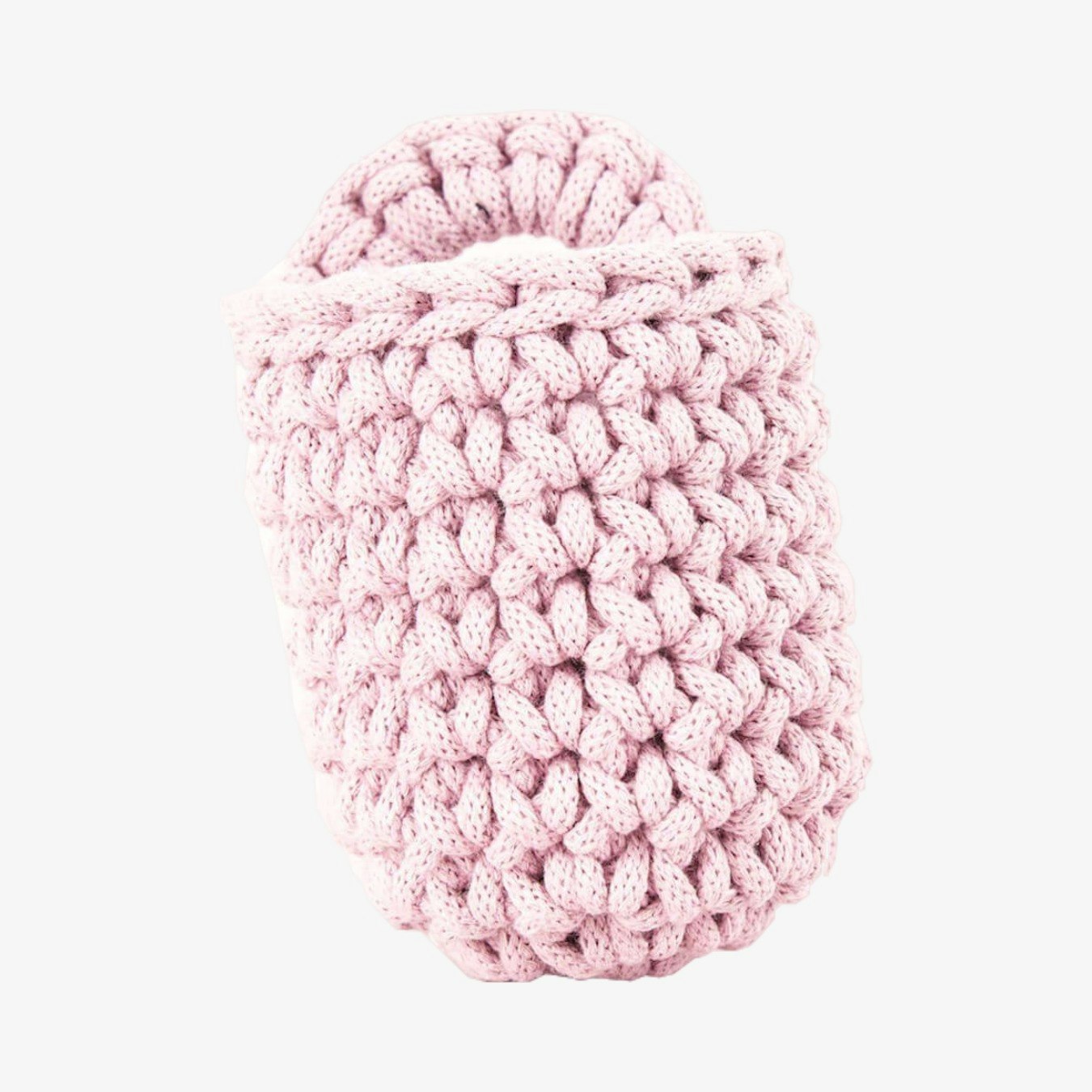 Easy Peasy Crochet Pot Kit - Dusty Pink by Stitching Me Softly