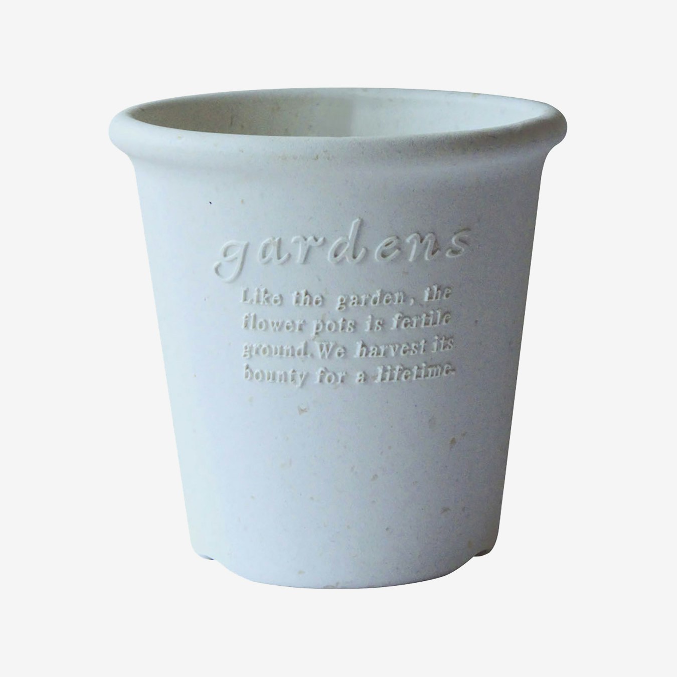 Garden Pot Circle - White by Hachiman Gardens