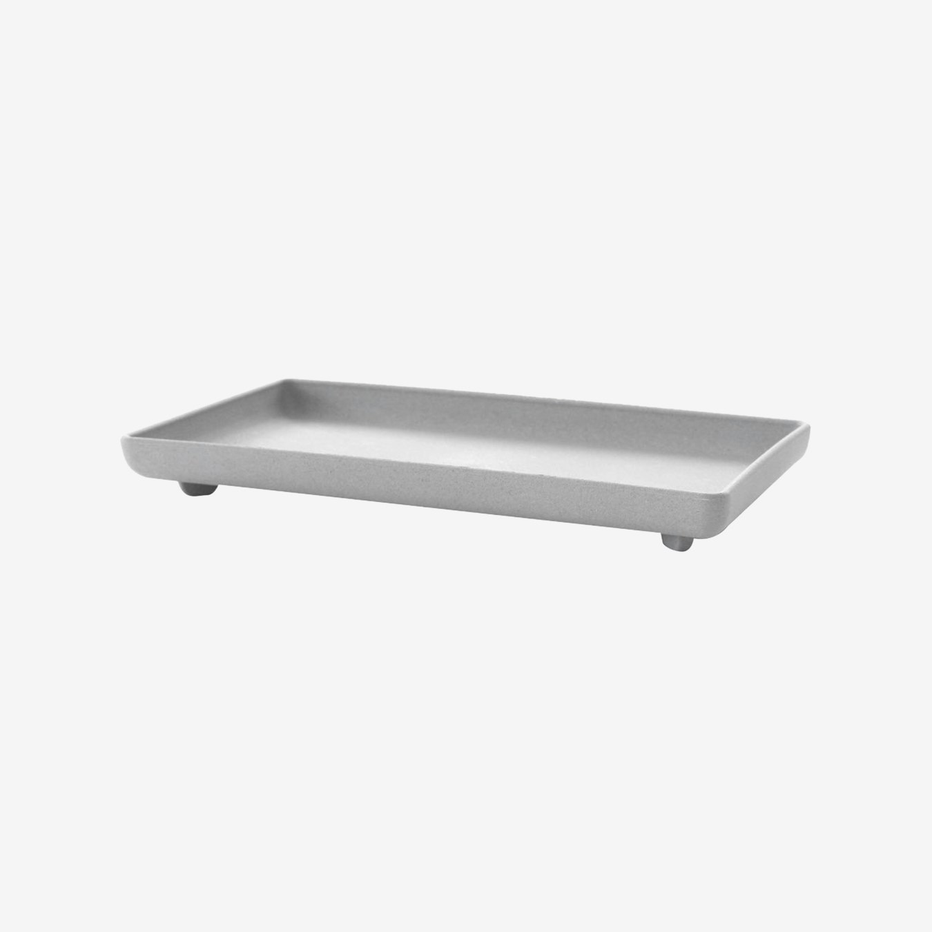 Rectangle Garden Plate - Grey by Hachiman Gardens