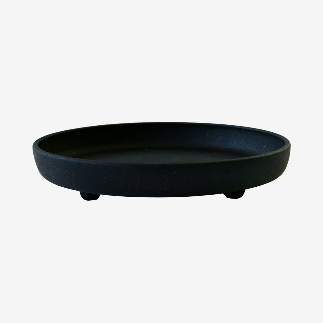 Garden Plate Round Style - Black by Hachiman Gardens