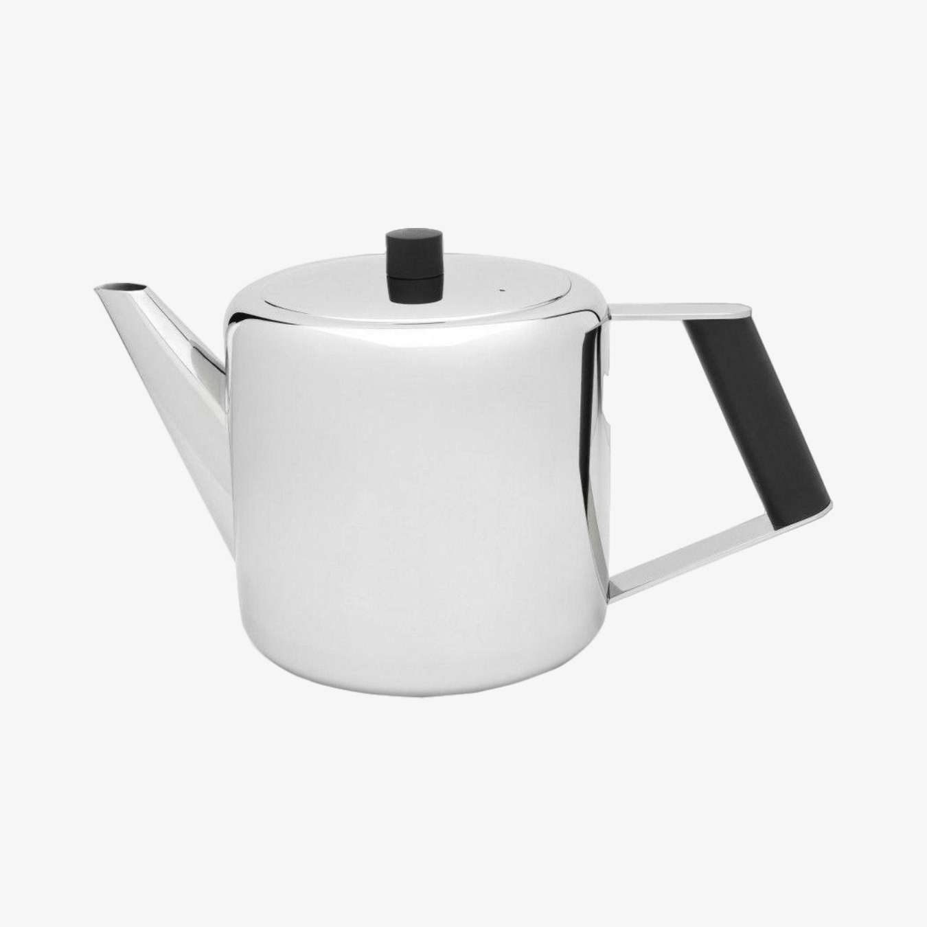 Double Wall Boston Teapot - Steel / Black by Bredemeijer