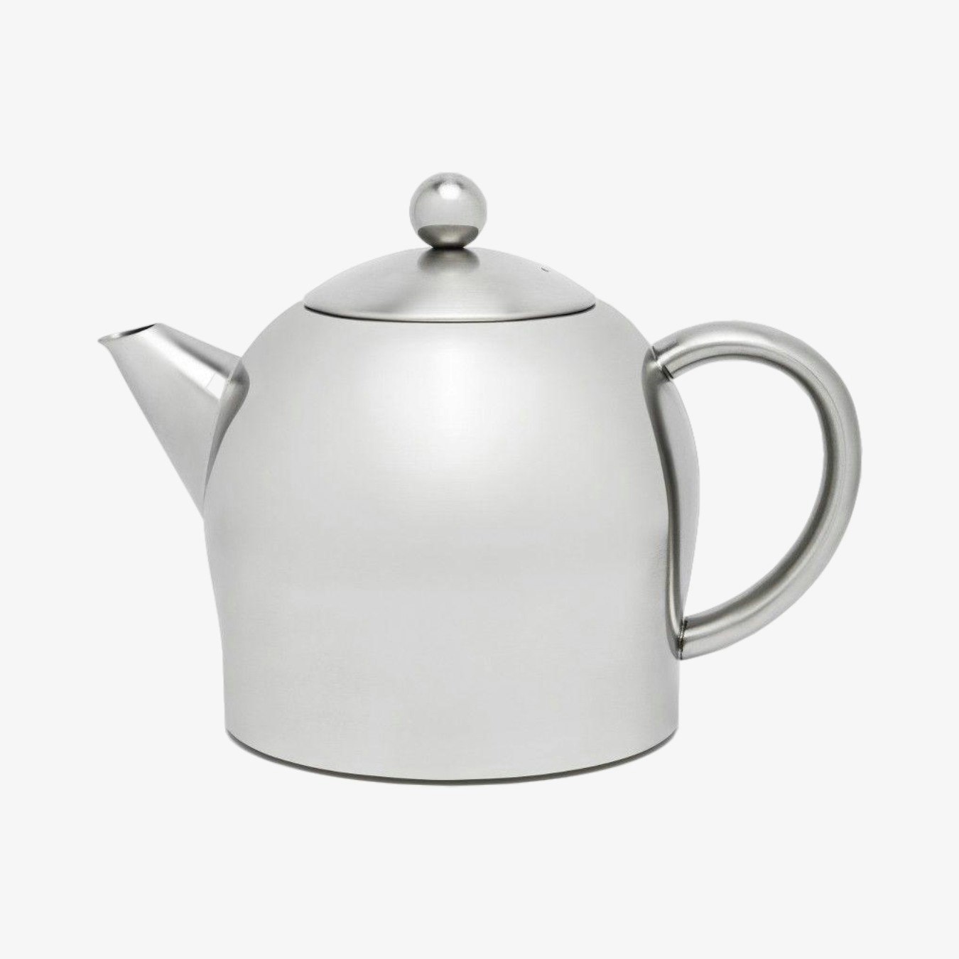 Double Wall Santhee Teapot - Satin Steel by Bredemeijer