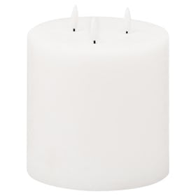 Luxe Collection Natural Glow 6x6 LED White Candle