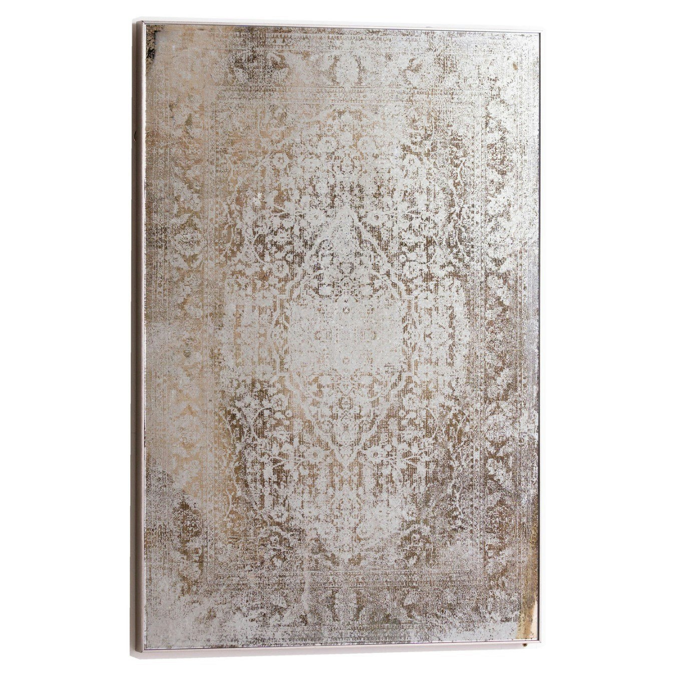 Antique Etched foxed Wall Art Mirror by C.M Interiors