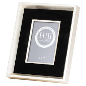 Antiqued Pewter Deep Framed  Photo Frame -  Black Velvet