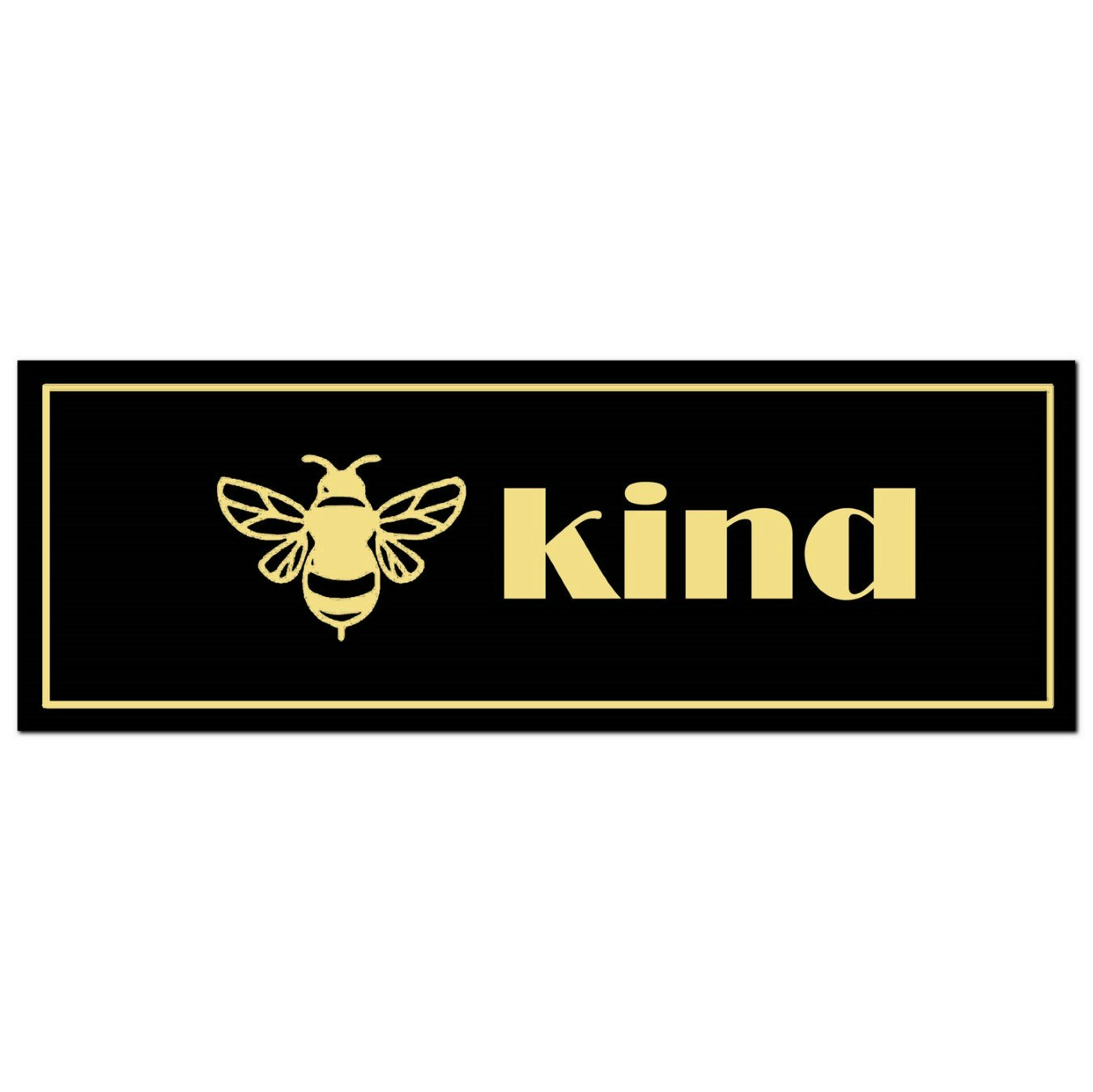 Be Kind Metallic Plaque by C.M Interiors