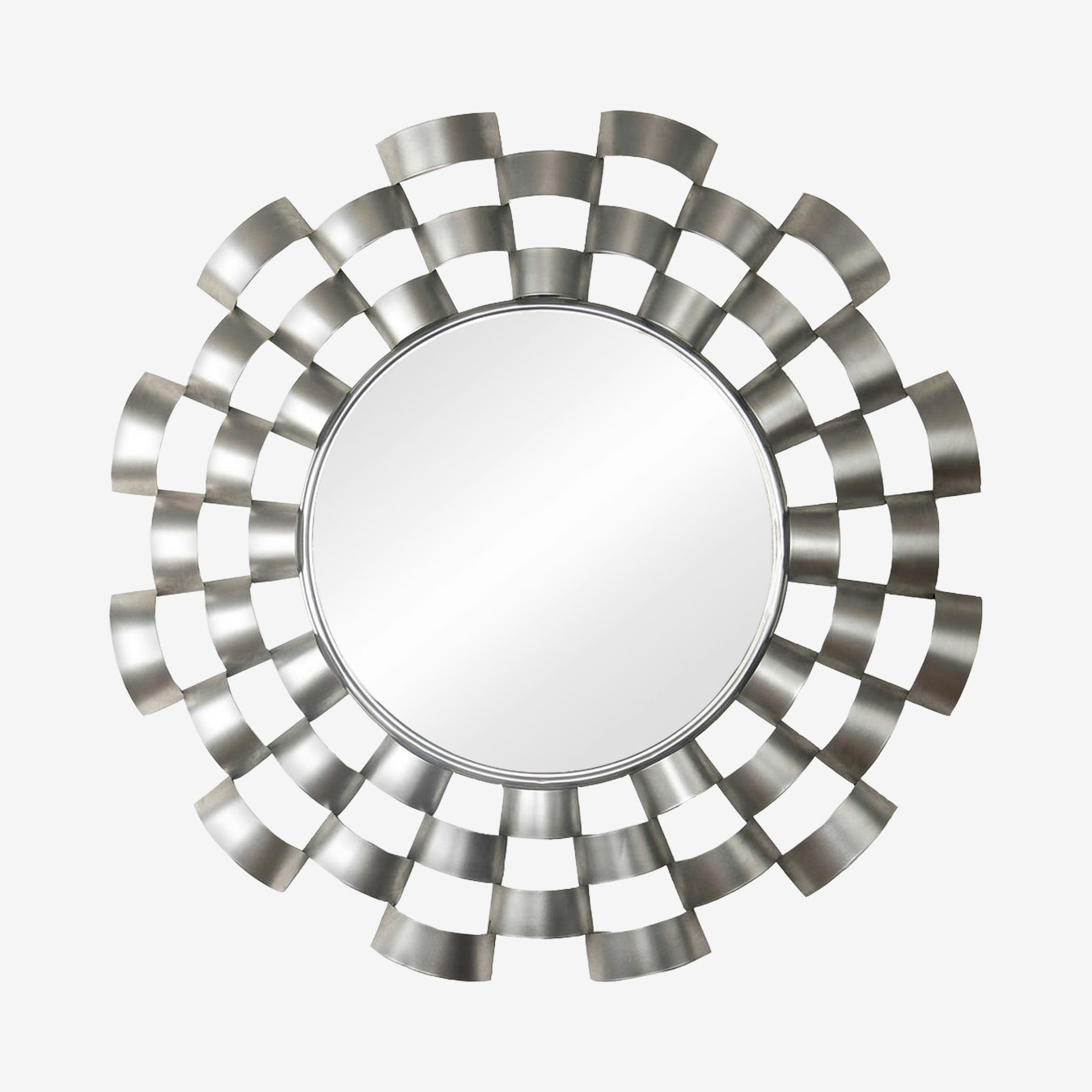 Evi Mirror - Silver by C.M Interiors