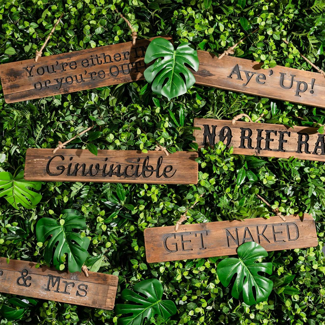 Ginvincible Message Plaque by C.M Interiors