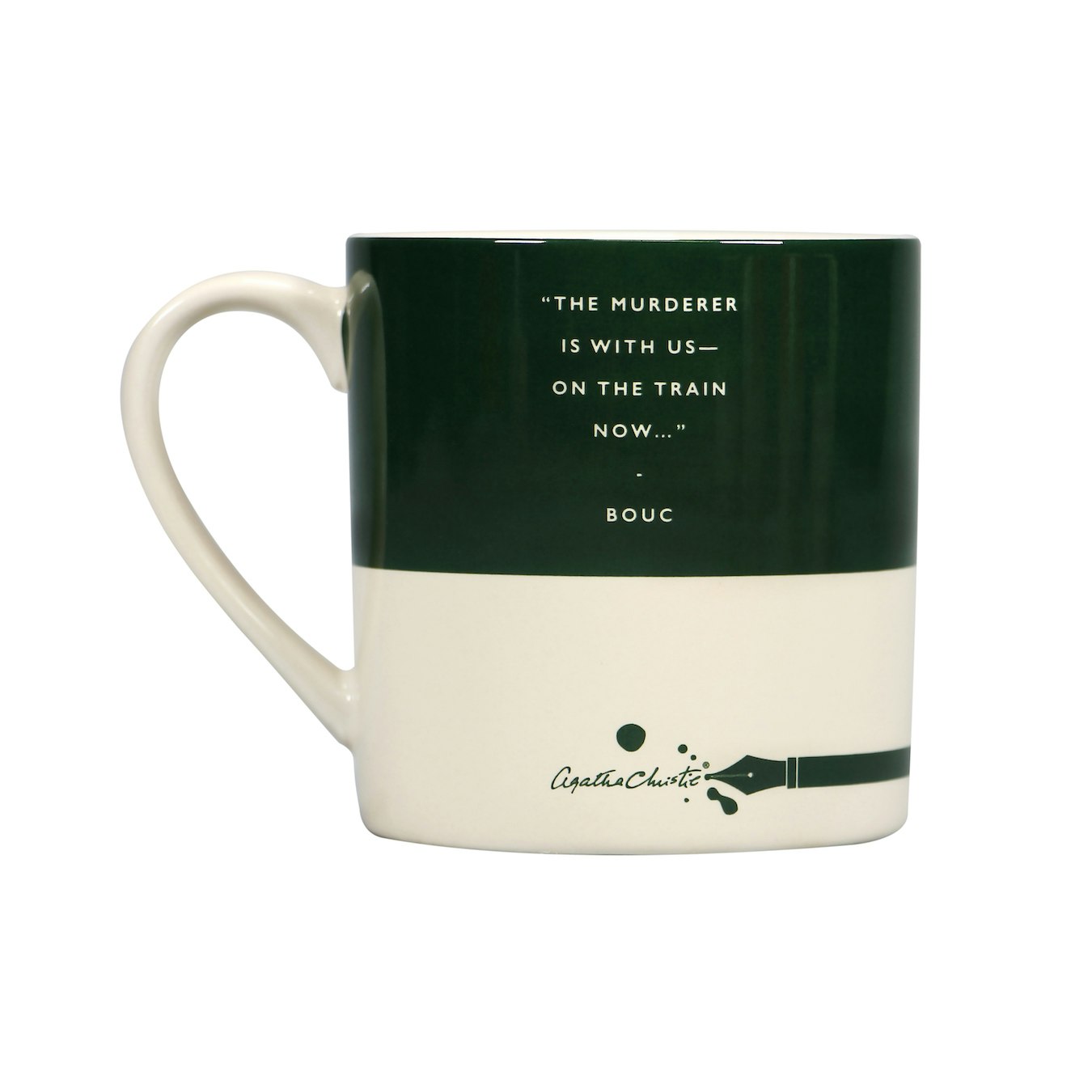 Agatha Christie Mug - Murder in the Orient Express by Half Moon Bay