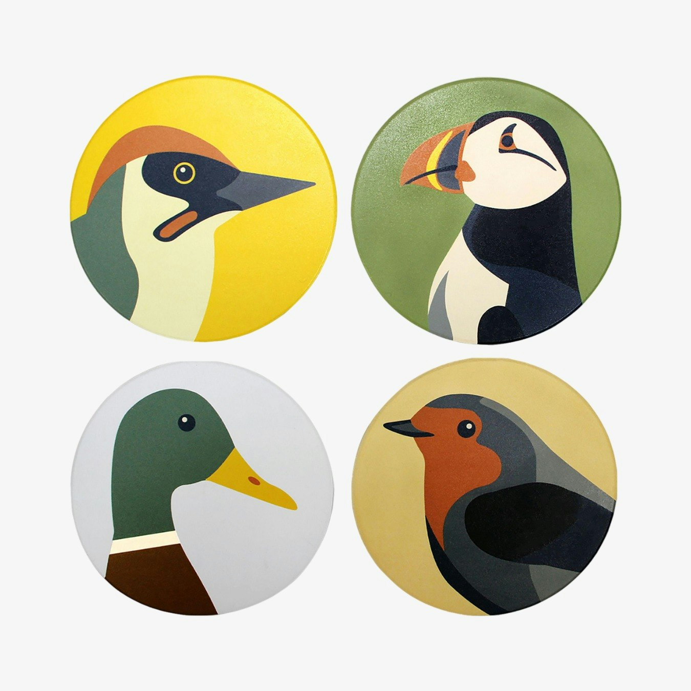 Coasters - Free as a Bird - Set of 4 by Half Moon Bay