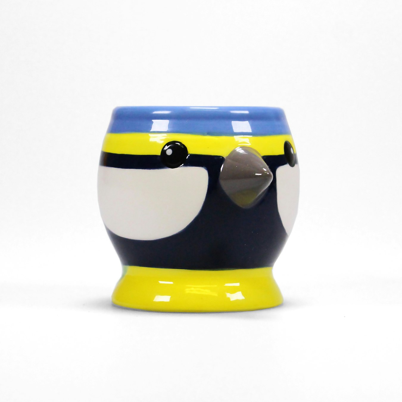 Egg Cup - Blue Tit Birds by Half Moon Bay