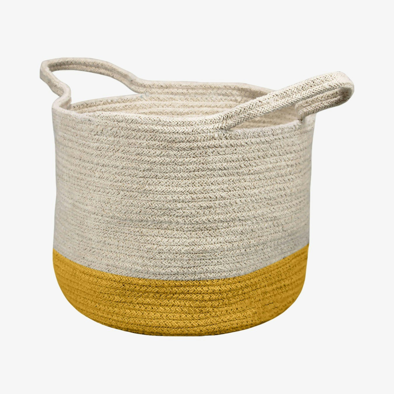 Shruti Basket - Yellow by Half Moon Bay