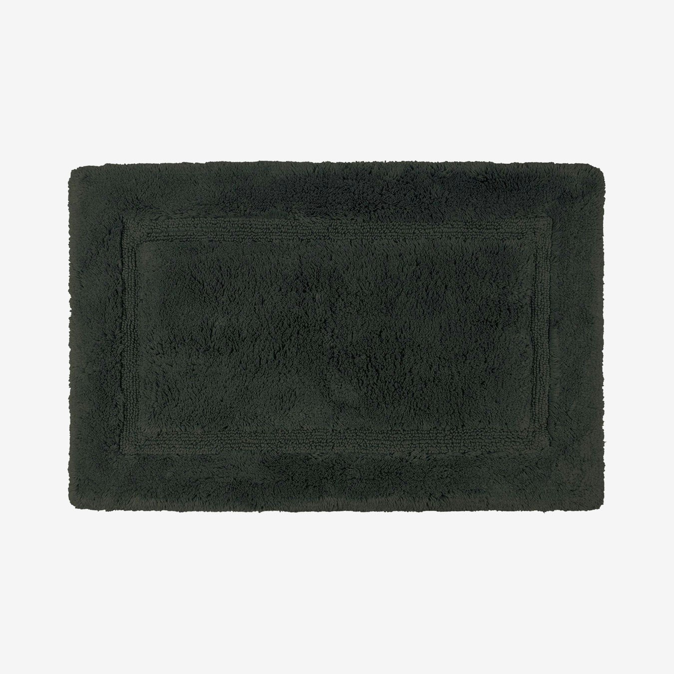 Marlborough Bamboo Cotton Bath Mat - Graphite by Allure Bath Fashions