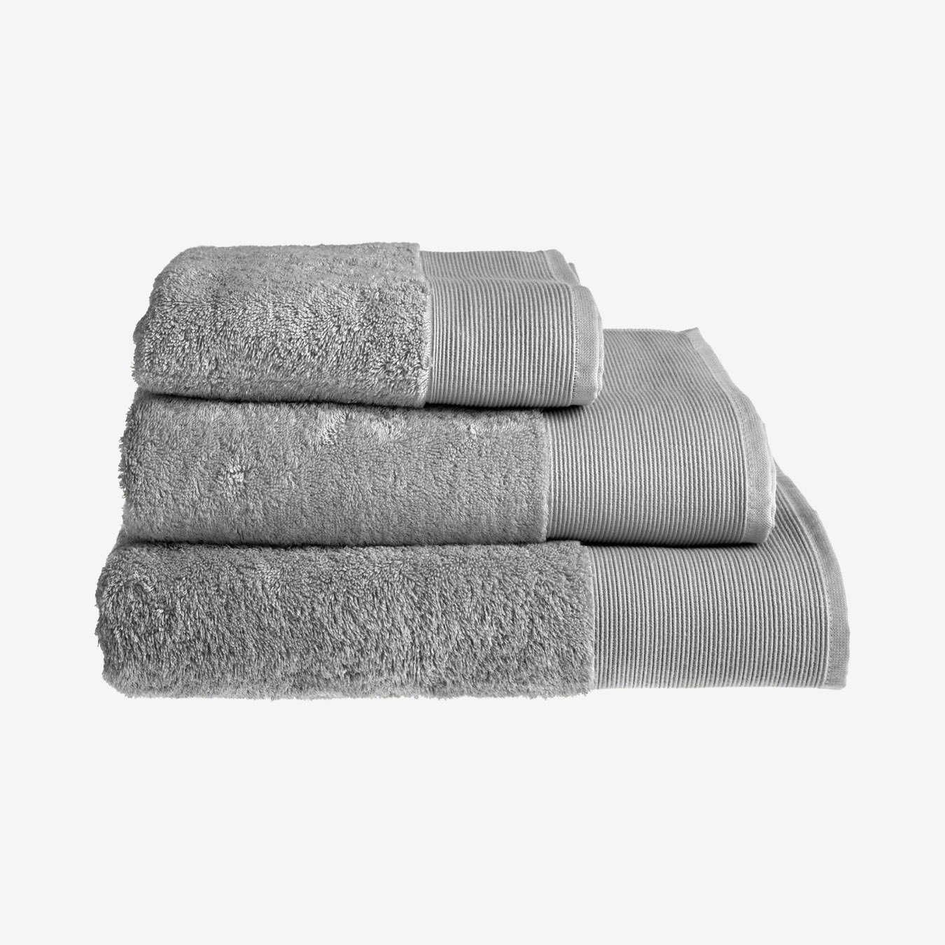 Marlborough Bamboo Towel - Silver Grey by Allure Bath Fashions